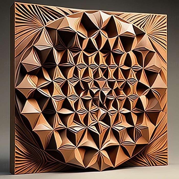 3D model geometric pattern (STL)